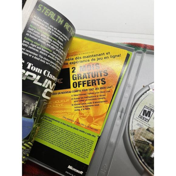 Tom Clancy's Ghost Recon 1 Microsoft Original Xbox COMPLETE - TESTED - Picture 10 of 10